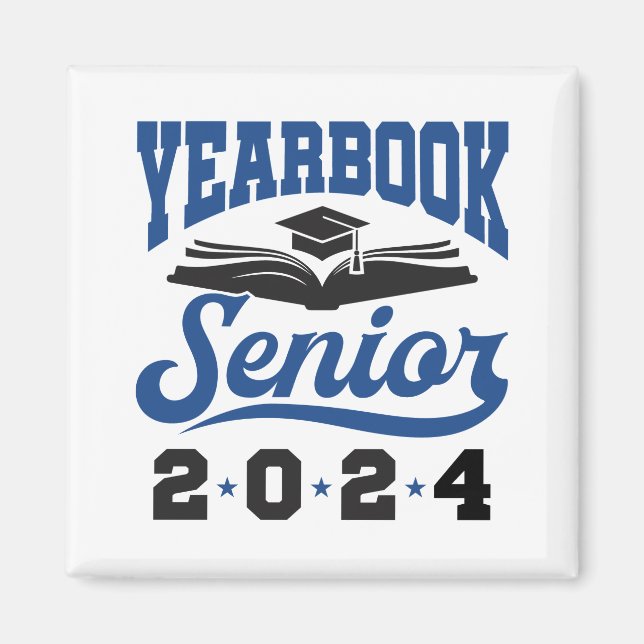 Yearbook Senior 2024 Magnet (Framsidan)