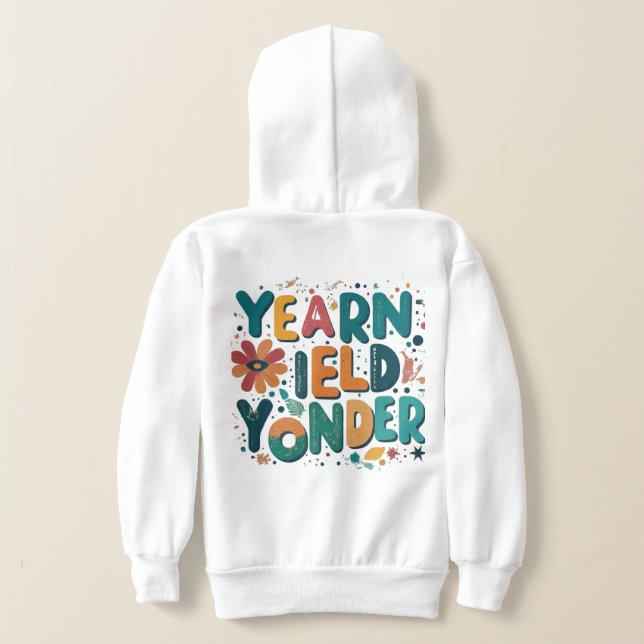 Yearn Yield Yonder KID T Shirt (Laydown Baksida)