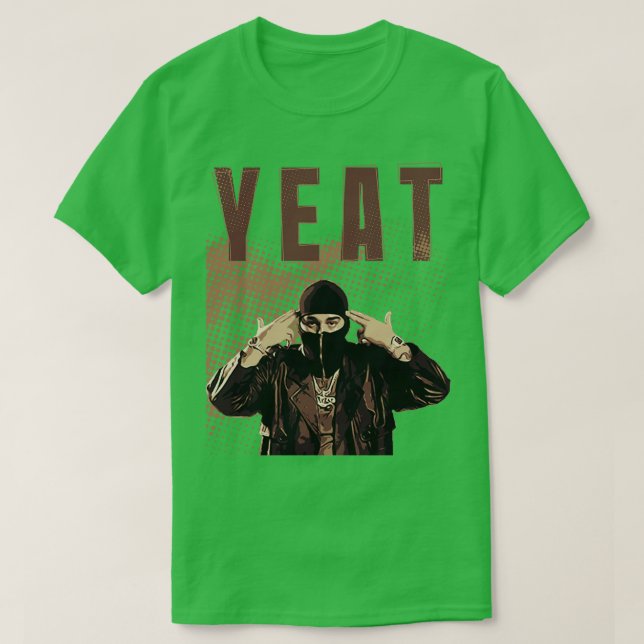 YEAT Hip hop T Shirt (Design framsida)