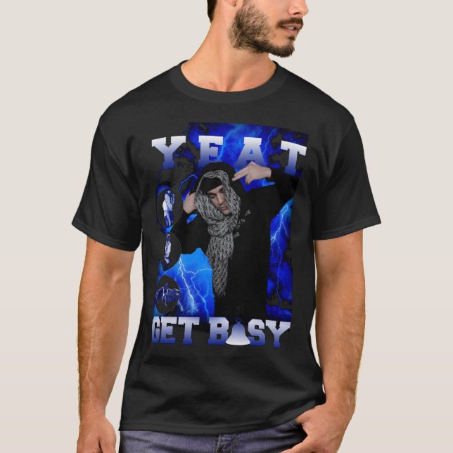 Yeat rolig rolig vintage t shirt (Framsida)