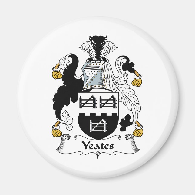 Yeates Family Crest Magnet (Framsidan)