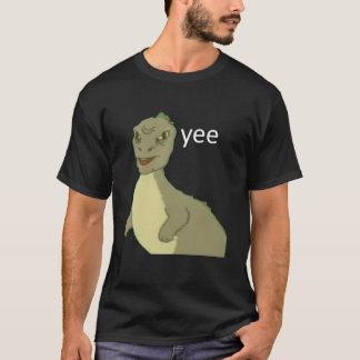 Yee dinosaur maym ^ (version 1, video quality, whi t shirt