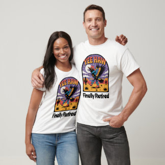 Yee Haw Äntligen Pensionerad Dansande Cowboy Korp T Shirt