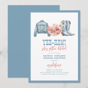 Yee-Haw Hon är Gettin Hitched Möhippa Inbjudningar