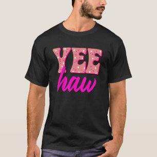Yee Haw Howdy Retro Rodeo Westerna Land södra T Shirt