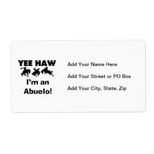 Yee Haw Jag är en Abuelo T-shirts och presenter Fraktsedel