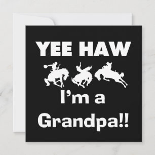 Yee Haw Jag är farfar T-shirts och gåvor