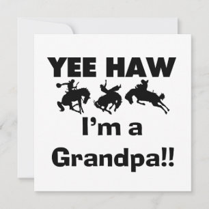 Yee Haw Jag är farfar T-shirts och gåvor