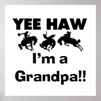 Yee Haw Jag är farfar T-shirts och gåvor