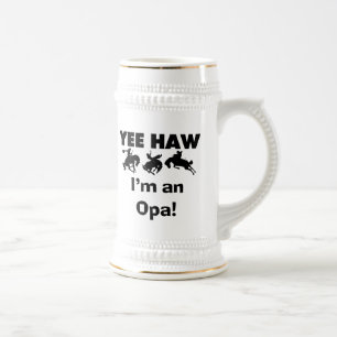 Yee Haw Jag är Opa T-shirts och presenter Sejdel