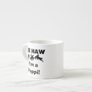 Yee Haw Jag är Poppi T-shirts och presenter Espressomugg