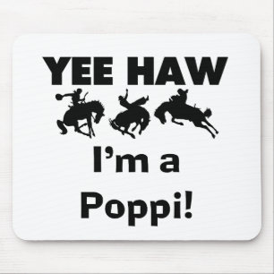 Yee Haw Jag är Poppi T-shirts och presenter Musmatta