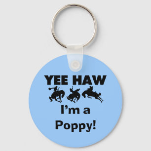 Yee Haw, jag är poppy T-shirts och Gifts Nyckelring
