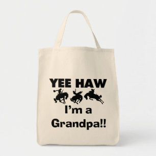 Yee Haw mig förmiddag T-tröja och gåvor för en mor Tygkasse