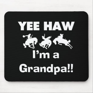 Yee Haw mig förmiddag T-tröja och gåvor för en Musmatta