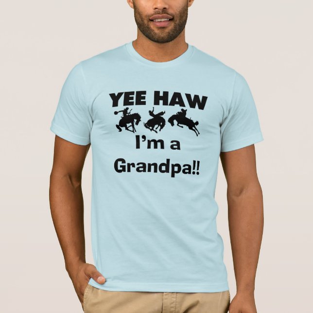 Yee Haw mig förmiddag T-tröja och gåvor för en Tee (Framsida)