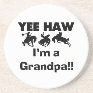 Yee Haw mig förmiddag T-tröja och gåvor för en Underlägg Sandsten