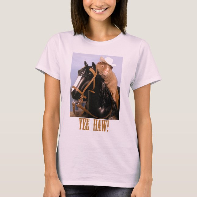 Yee Haw Organic Tee Shirt (Framsida)