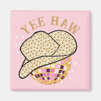 Yee Haw Rosa Guld Cowgirl Disco Rodeo