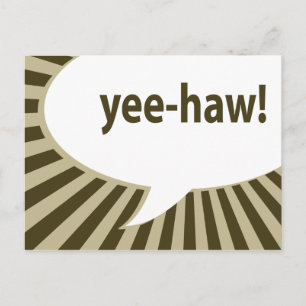 yee-haw! : seriebubbla vykort