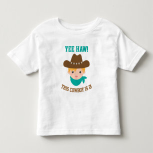 Yee Haw, söt lilla cowboy är 2 Tee