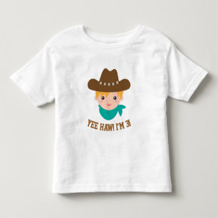 Yee Haw, Söta lilla cowboyen är 3 T-shirt