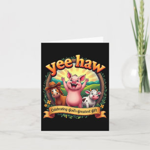 Yee Haw Youth Vbs 2025 Firande av Underbarare läge Kort