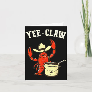 Yee klo rolig kräftor cajun seafood festival  kort