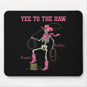 Yee to Haw Skeleton Rosa Western Cowgirl Hallo Musmatta