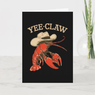 Yeeclaw Western Cowboy Kräftkok Sommar Seafood Kort