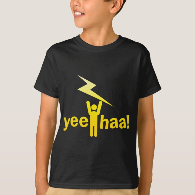 yeehaa! blixtman tee (Framsida)