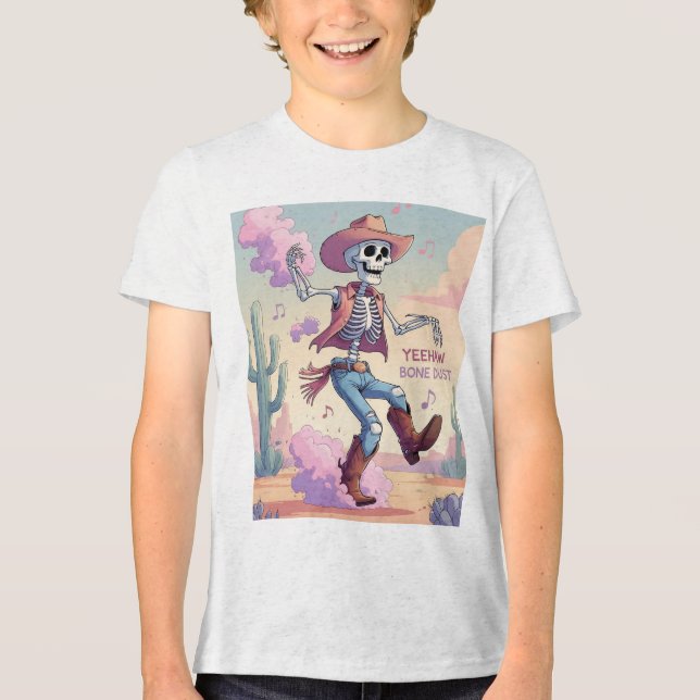 Yeehaw Bone Dust – Kickin’ Up Fun in the Desert! T Shirt (Framsida)