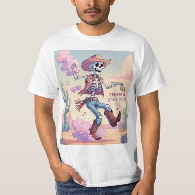 Yeehaw Bone Dust – Kickin’ Up Fun in the Desert! T Shirt (Framsida)