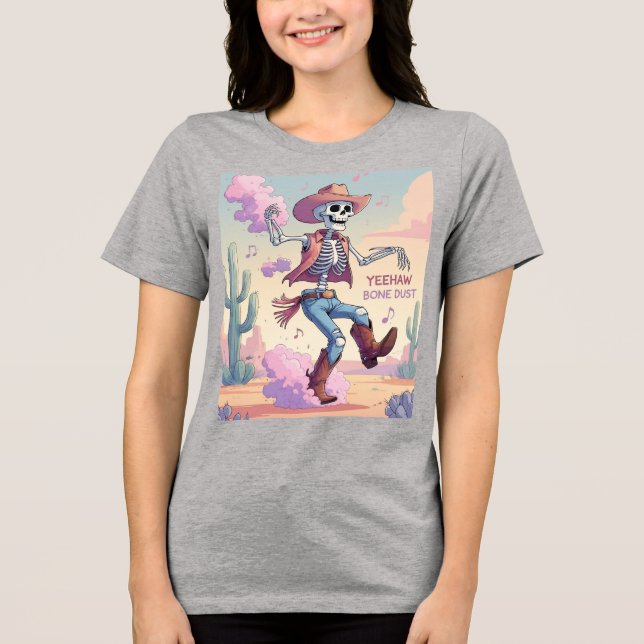 Yeehaw Bone Dust – Kickin’ Up Fun in the Desert! T Shirt (Framsida)