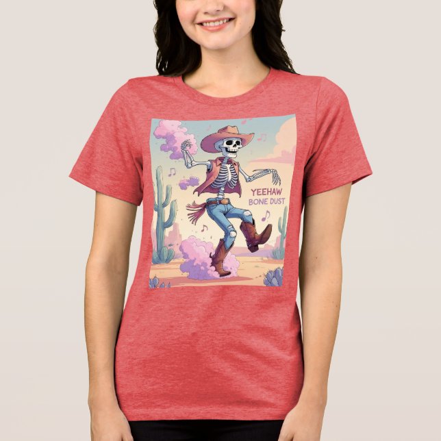 Yeehaw Bone Dust – Kickin’ Up Fun in the Desert! T Shirt (Framsida)