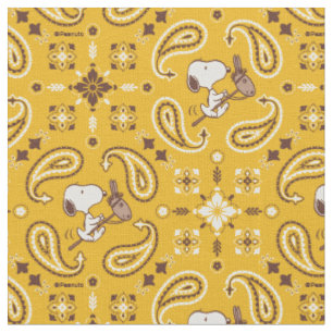 Yeehaw! Snoopy Cowboy Ridande Hobbypferd Bandana Tyg
