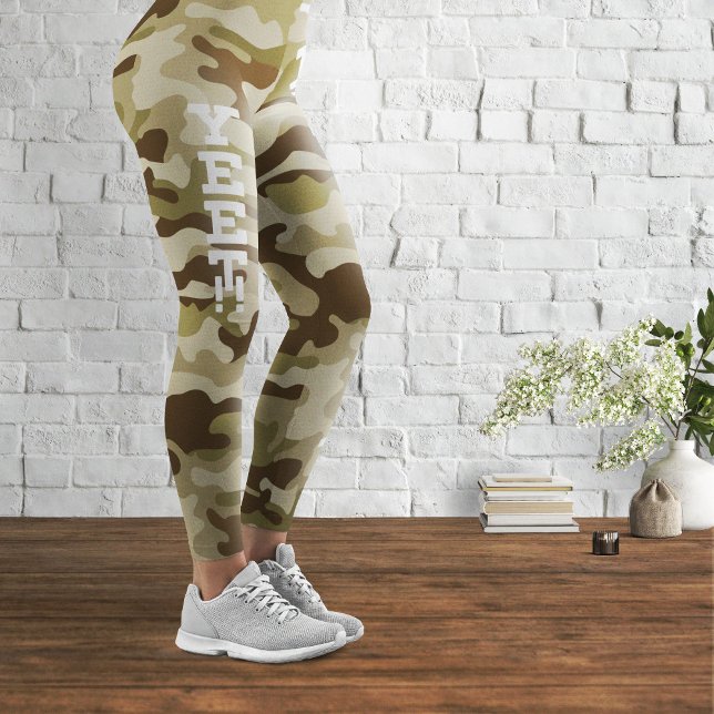 Yeet Army Grönt Camouflage Leggings (Skapare uppladdad)