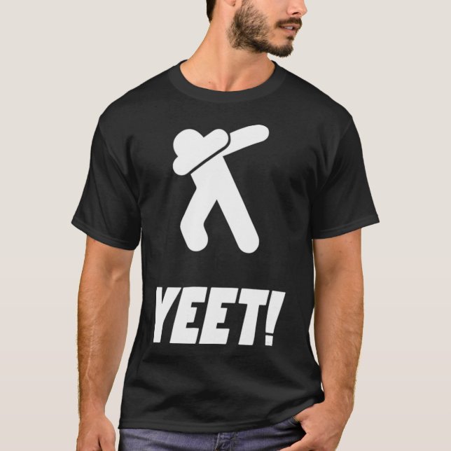 Yeet Dab Meme  T Shirt (Framsida)