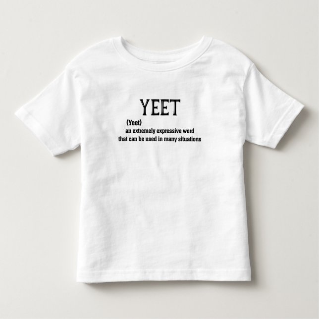Yeet Definition T Shirt Funny Dank Memid (Framsida)