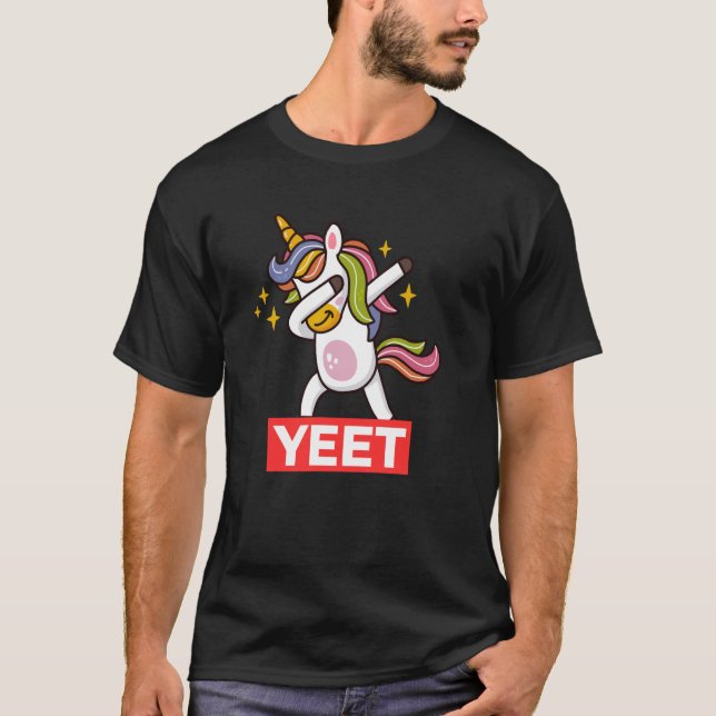 Yeet Meme Humor Sarcastic Funny Shälsar Joke Yeet T Shirt (Framsida)