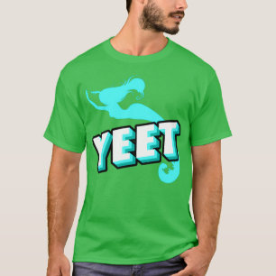 Yeet-Sjöjungfru-gåvor för flickor Sjöjungfru Älska T Shirt