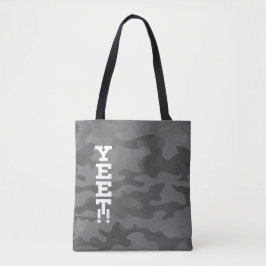 Yeet Slate Grått Stealth Camouflage Tote Bag Tygkasse