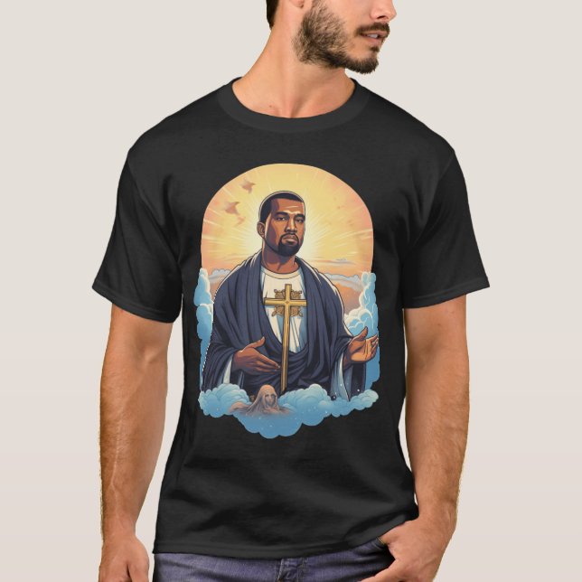 yeezuz pojke flicka vintage t shirt (Framsida)