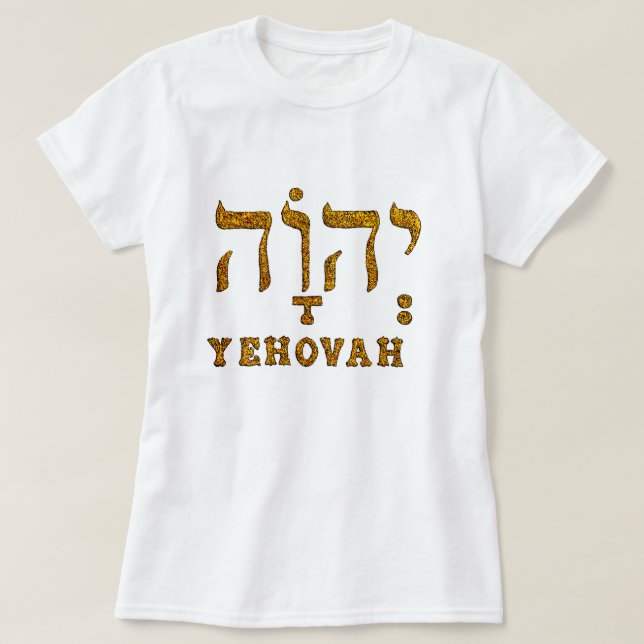 YEHOVAH Kvinnor T- Shirt T-shirt (Design framsida)