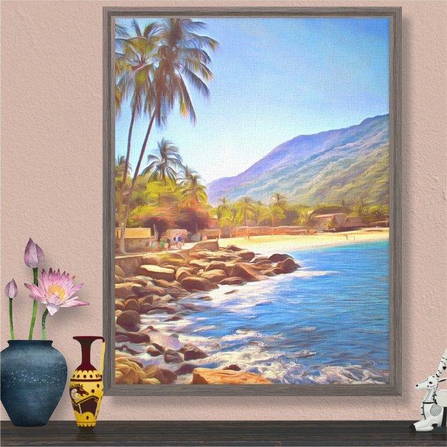 Yelapa Beach 761 Art. Canvastryck (Skapare uppladdad)