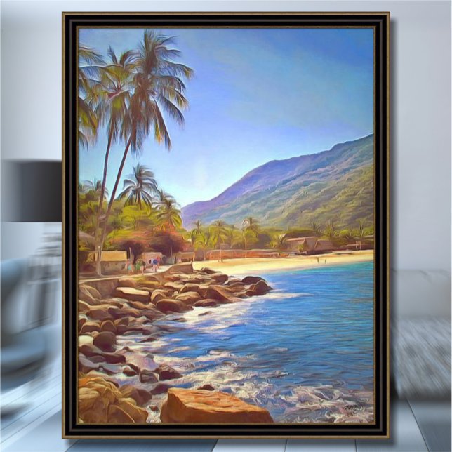 Yelapa Beach 761 Art Skriv ut Poster (Skapare uppladdad)