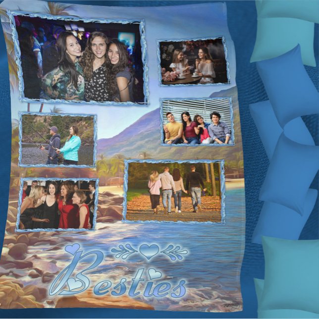 Yelapa Beach Besties 761 Fleecefilt (Skapare uppladdad)