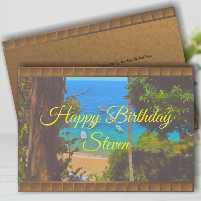 Yelapa Birthday 1017 Card Tack Kort (Skapare uppladdad)