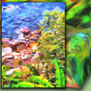 Yelapa Scenia Väg View 0819 Art. Canvastryck
