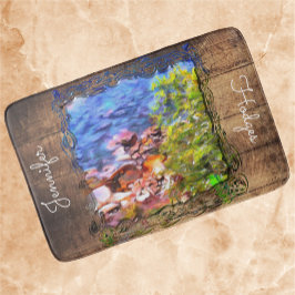 Yelapa Scenia Väg View 0819 Badrumsmatta